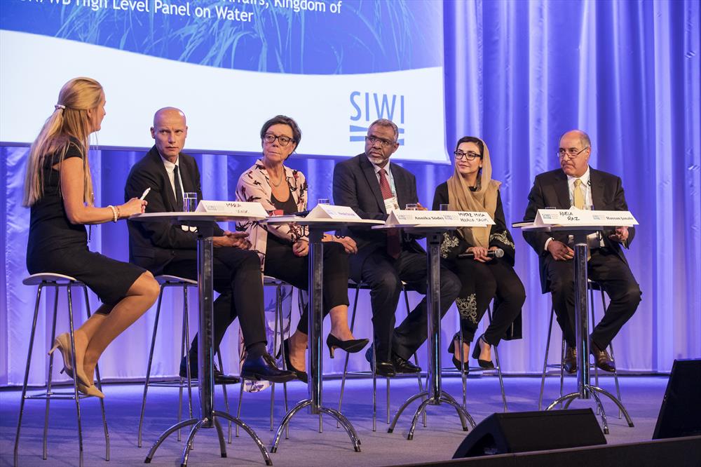 High-level panel on water diplomacy at World Water Week 2019