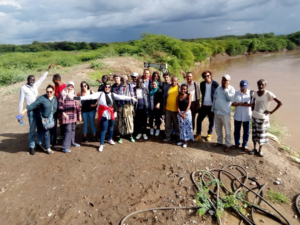 Journalists participants of the SIWI-facilitated workshop on climate change and its impact on regional security, in Debre Zeit, Ethiopia, December 2019.