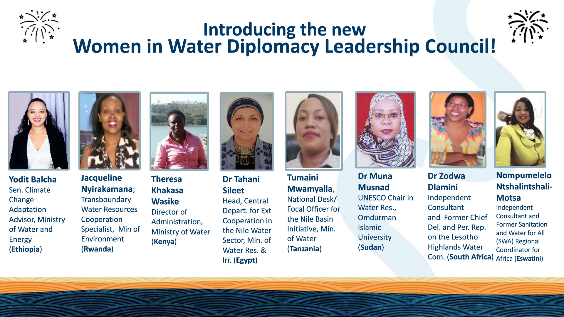 Women in Water Diplomacy Leadership Council