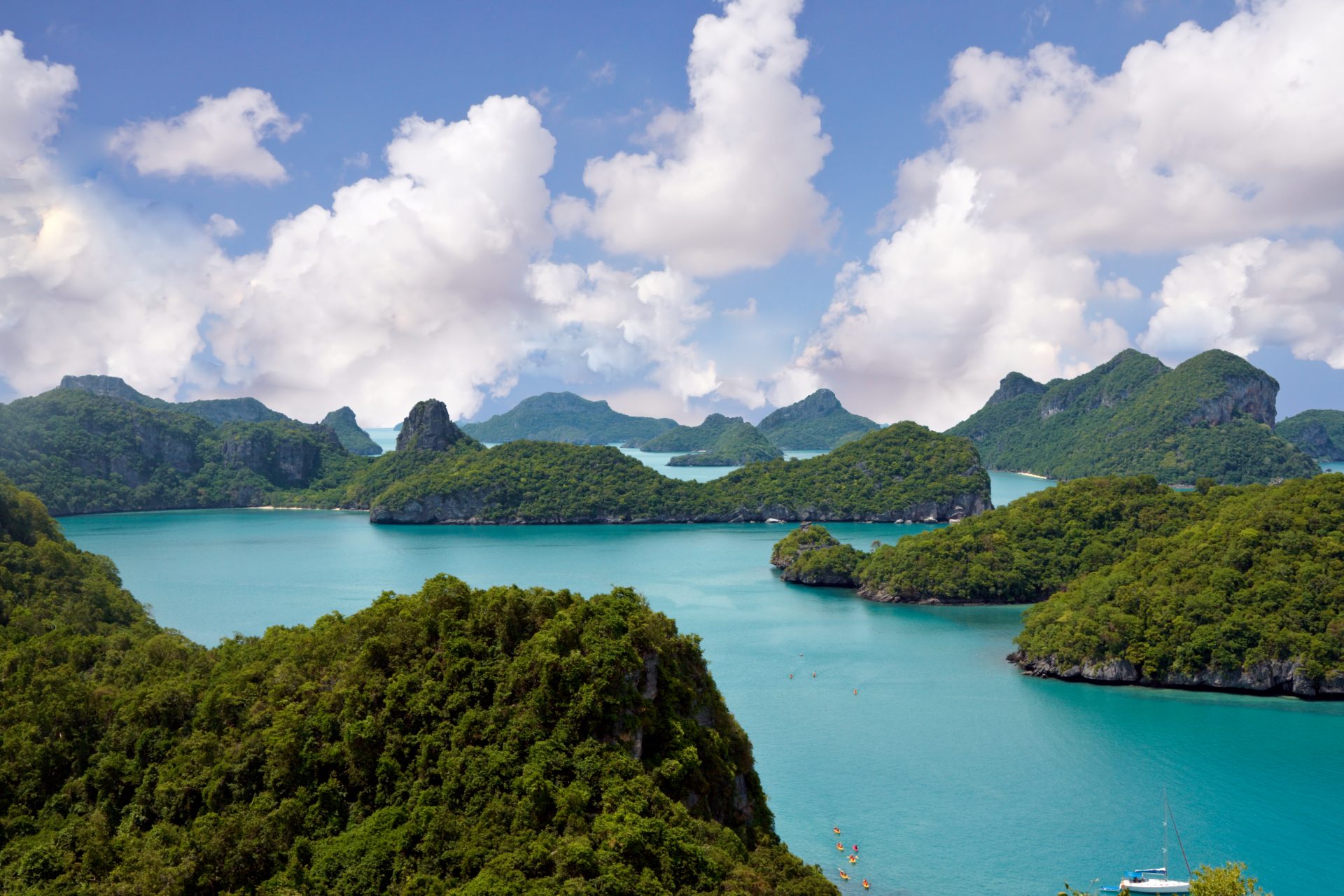 Tropical island view , image was taken in the 42 island area in Thailand