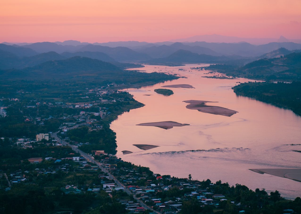 Meandering river