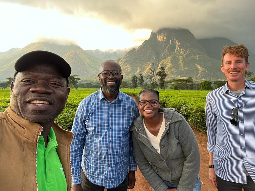 Isaac Monjo Chavula (Tiyeni), Kasonde Mulenga, Xanani Baloyi and Anton Earle (SIWI Africa Regional Centre)